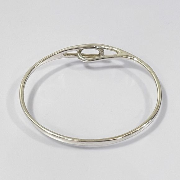 Tiffany Double Loop Bangle Silver - Picture 5 of 10
